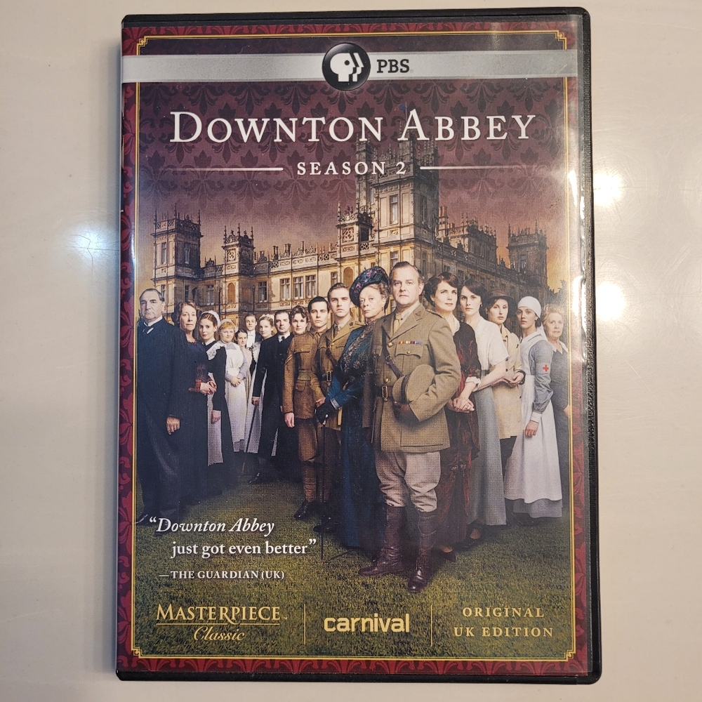 Downton Abbey Season 2 PBS Masterpiece Classic Three DVD Set - Picture 10 of 12